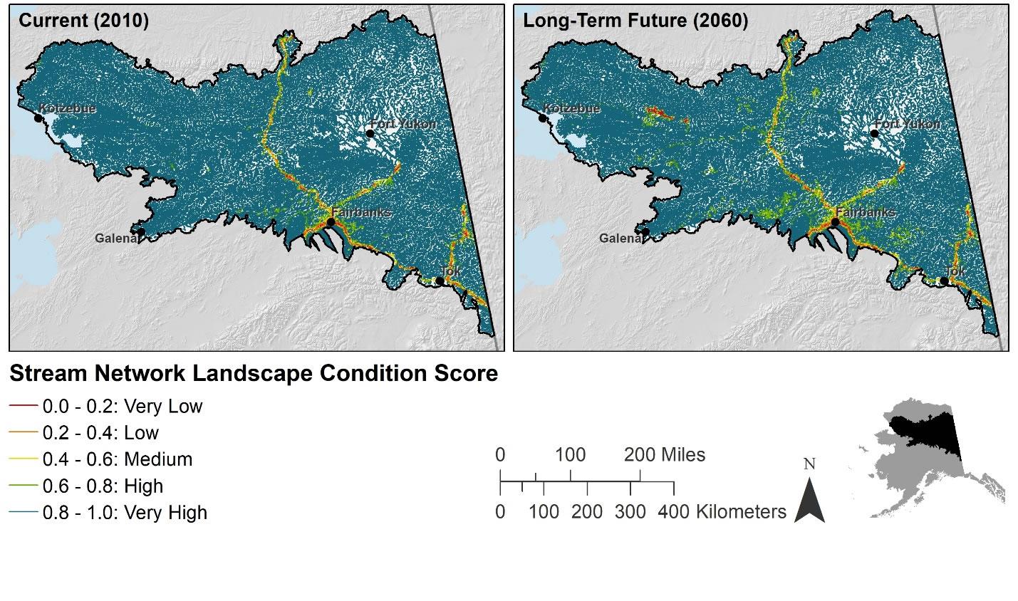 Stream Network Landscape Condition in Interior Alaska